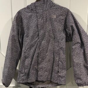 NorthFace Black and White Patterned Jacket New Like Condition